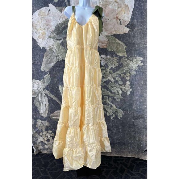 New Anthropologie Hutch Scoop-Neck Tiered Maxi Dress sz xL - Picture 7 of 10